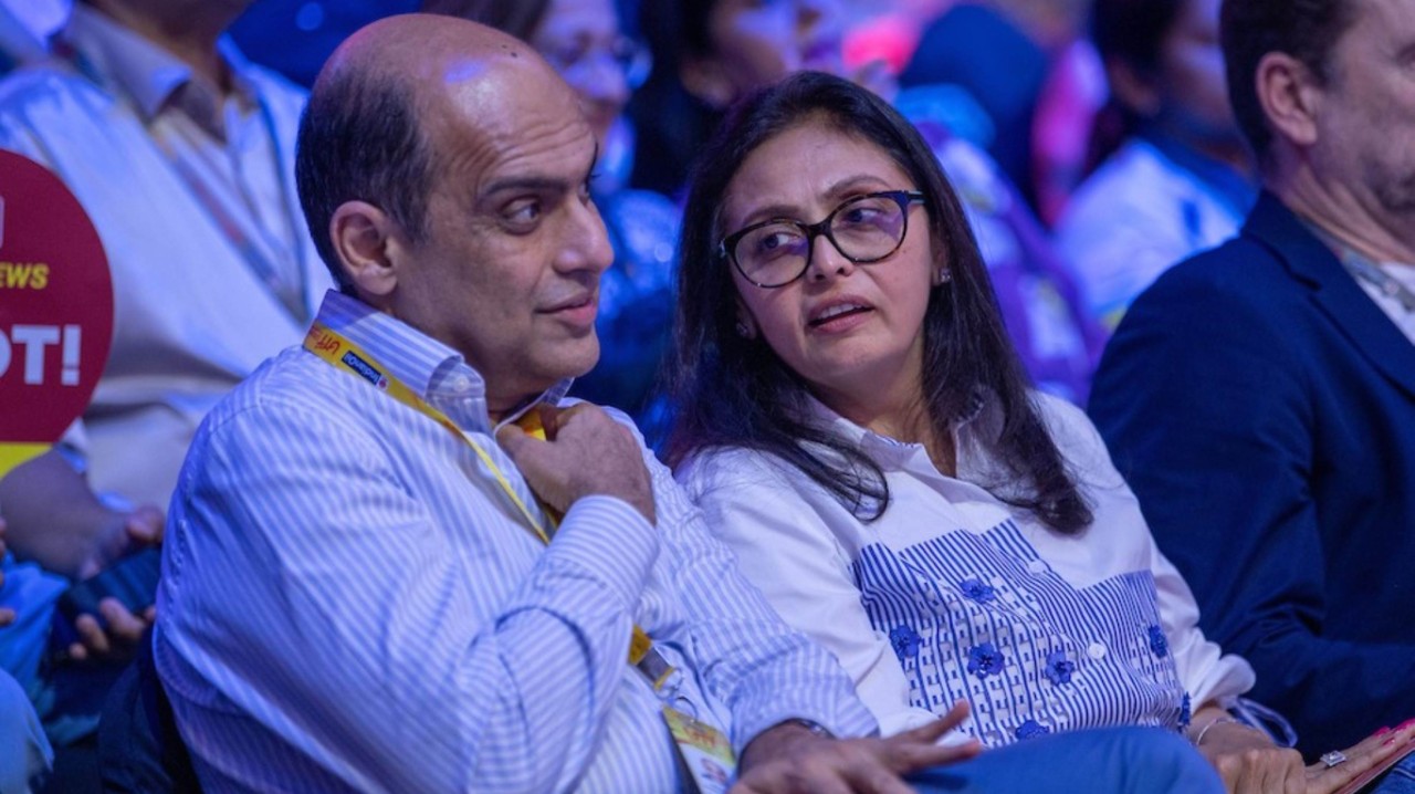 Building for the long-term: Vita Dani and Jalaj Dani at Ultimate Table Tennis league.